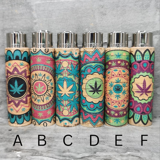 Clipper "Leaf Mandala" Kork Cover 6er Serie
