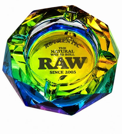 RAW Kristallglas Aschenbecher “Rainbow“
