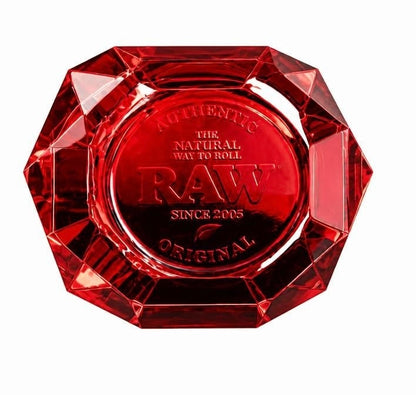 RAW Kristallglas Aschenbecher “Ruby“