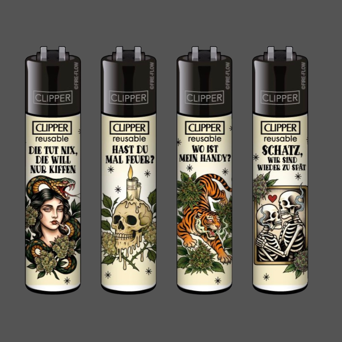 Clipper “Assi Sticker“ 4er Serie