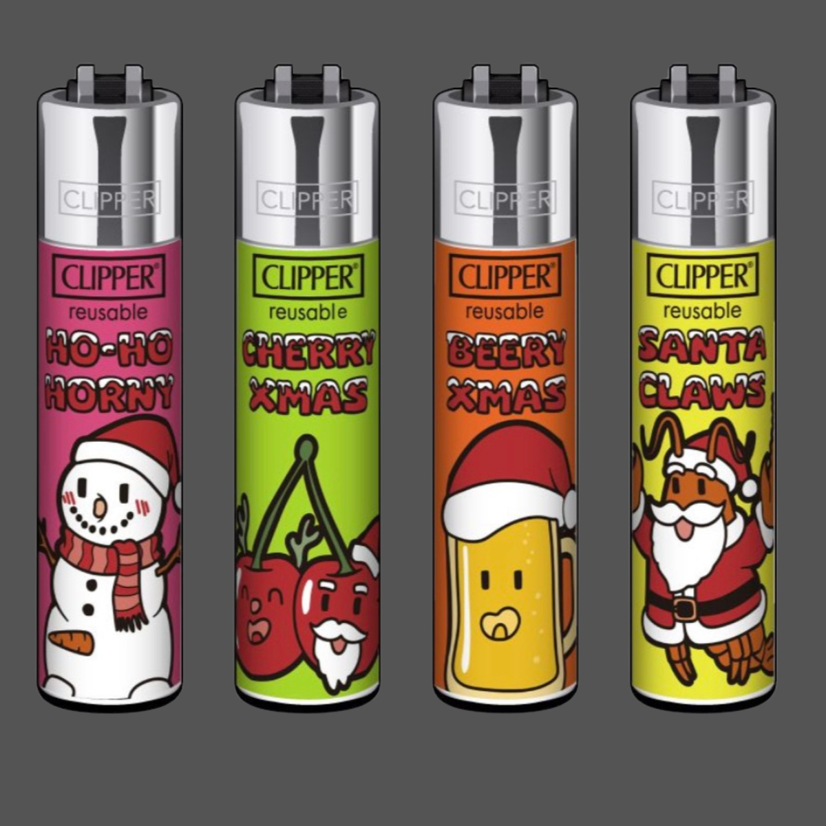 Clipper “Funny Xmas #2“ 4er Serie