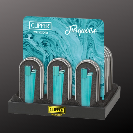 Clipper "Turquoise" Metall incl.Box