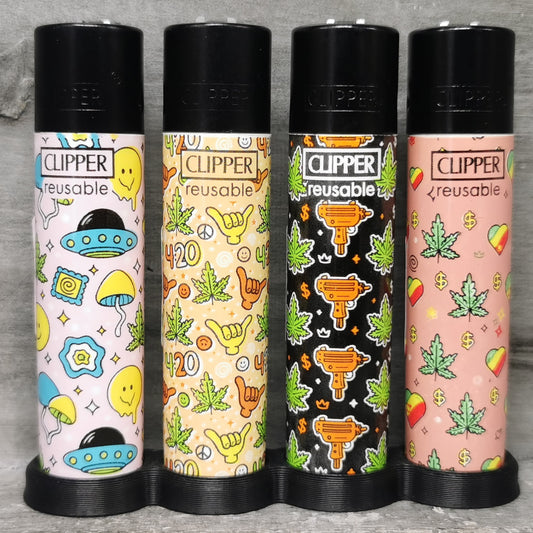 Clipper "Leaf Pattern" 4er Serie