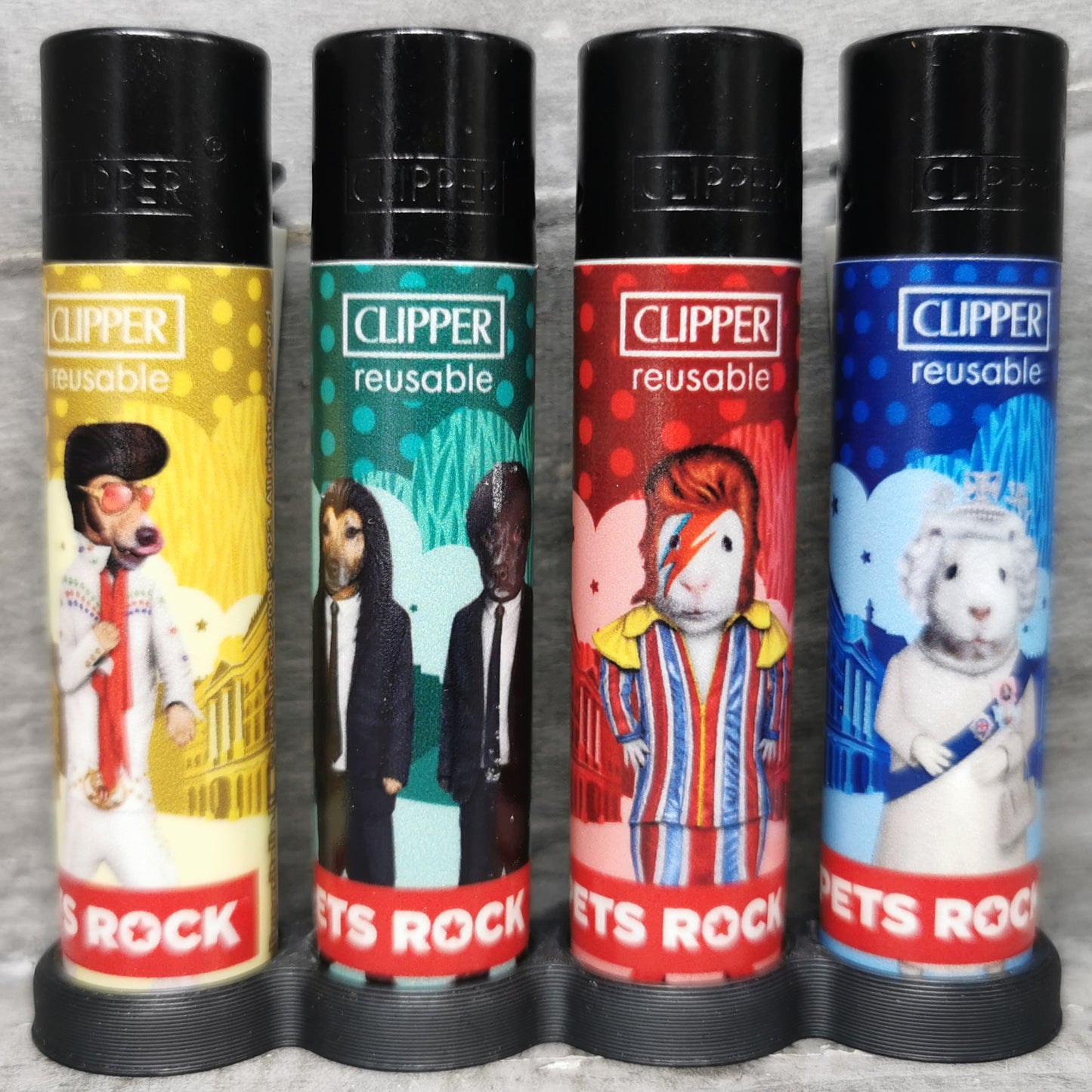 Clipper "Pets Rock #2" (C) 4er Serie Limited Edition