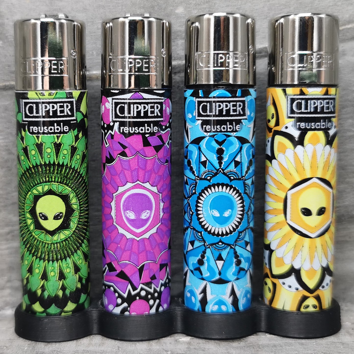 Clipper "Alien Mandalas" 4er Serie