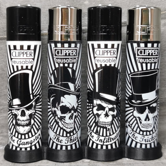 Clipper "Party Skulls" 4er Serie
