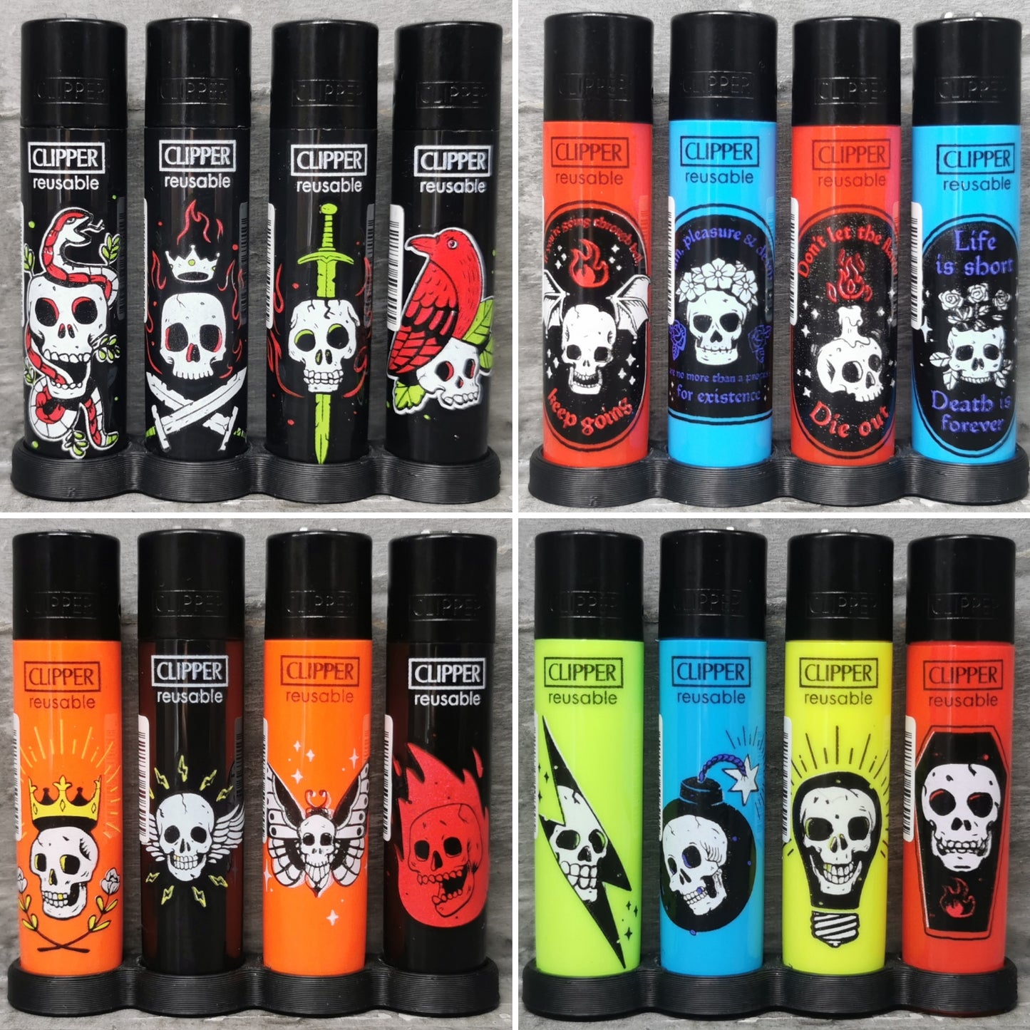 Clipper "Tattoo Skulls" 16er Staffel