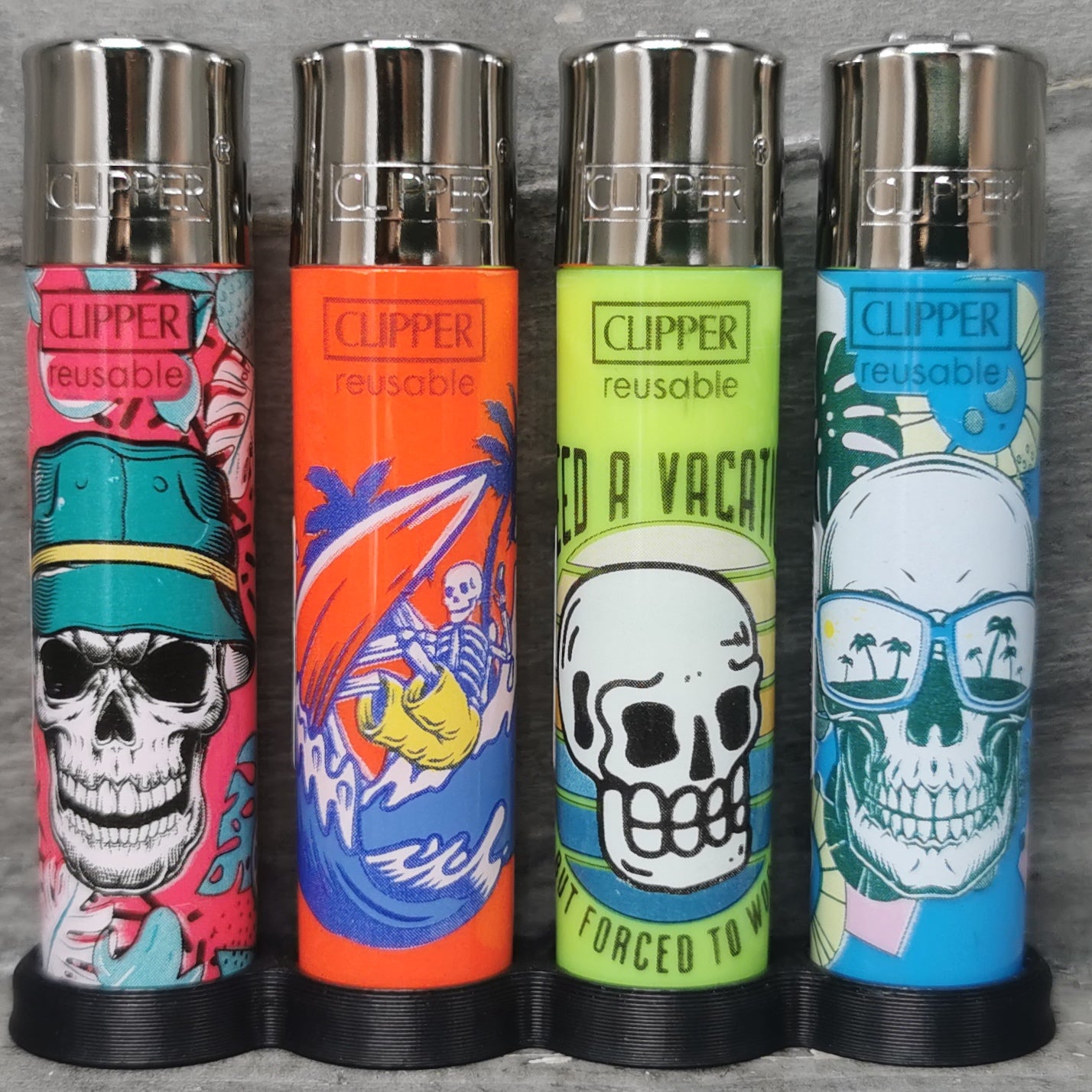 Clipper "Vacy Skulls" 4er Serie