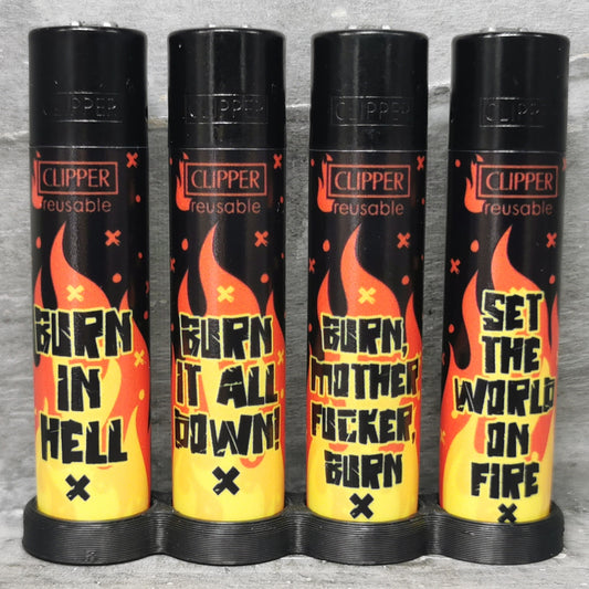 Clipper "Fire Slogan" 4er Serie