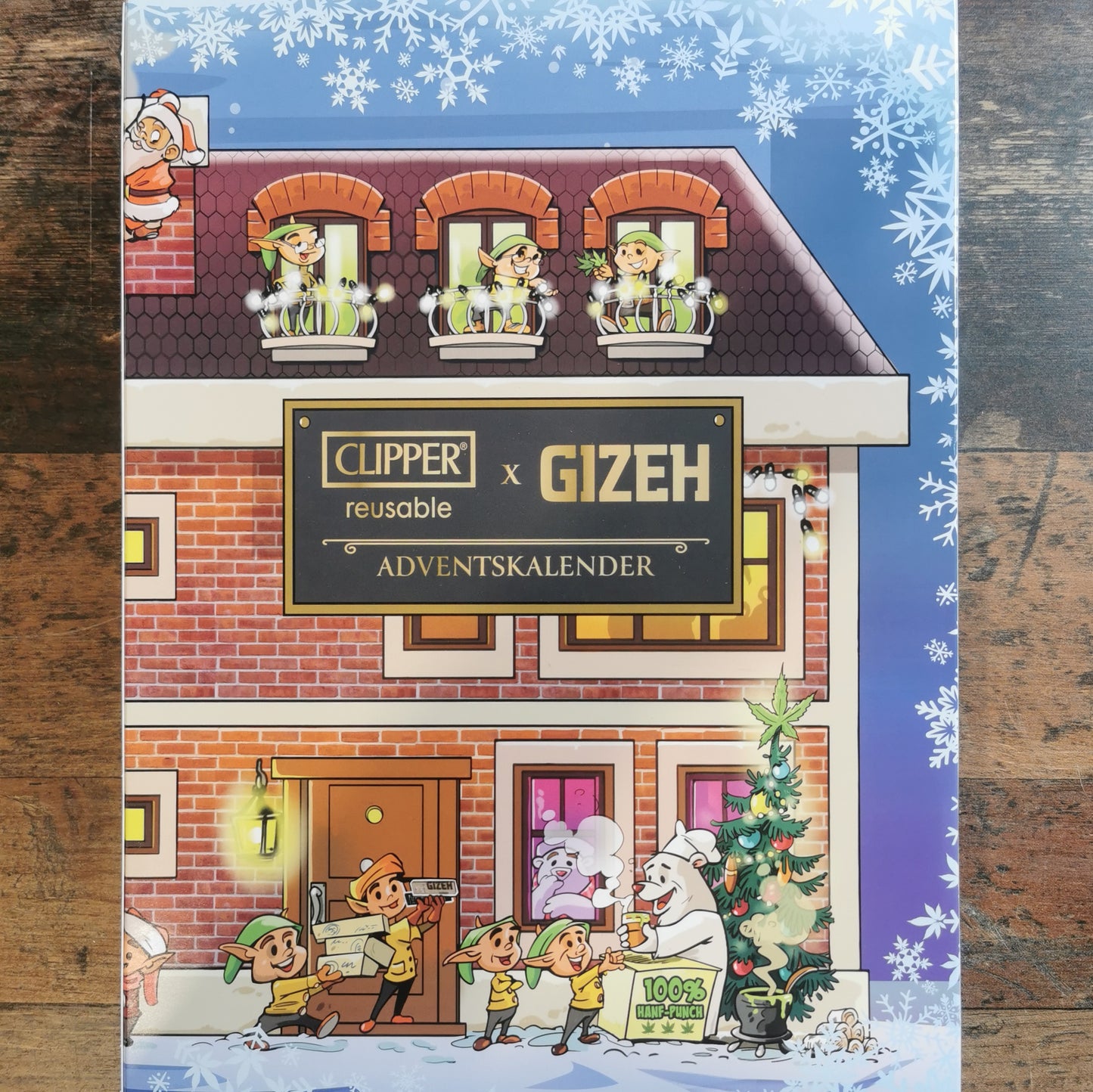 Adventskalender "GIZEH 420" GIZEH & CLIPPER plus GRATIS Tray