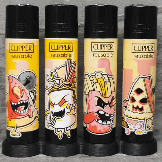 Clipper "Fast Food Zombies" 4er Serie