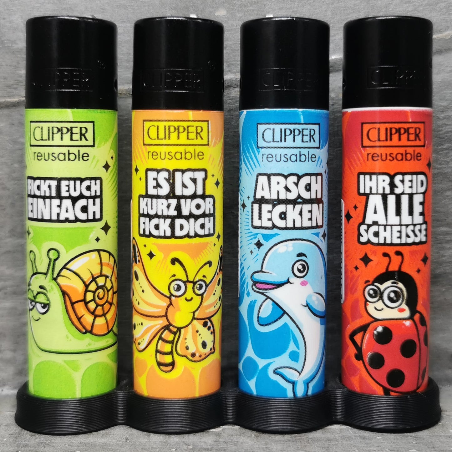 Clipper "Freche Tiere" 4er Serie