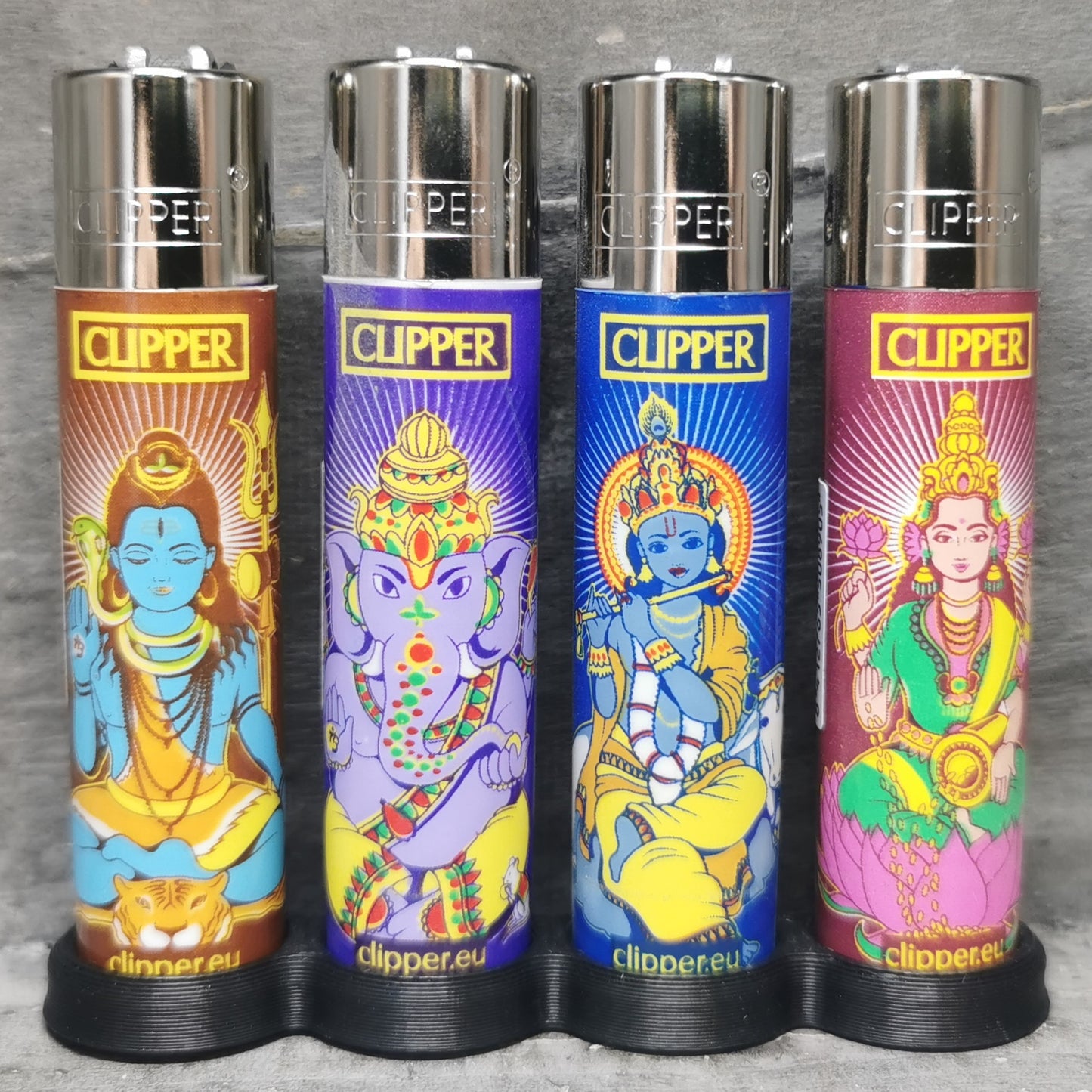 Clipper "India God's" 4er Serie Red Pin