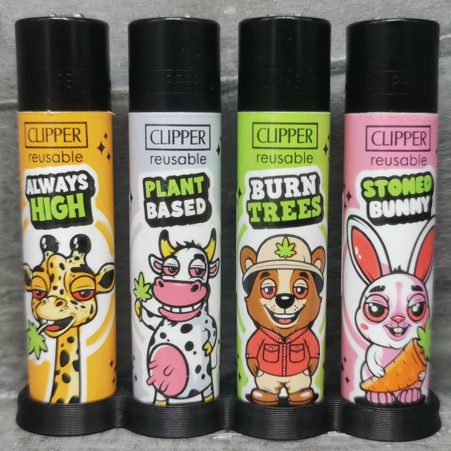 Clipper "Stonend Animals #2" 4er Serie