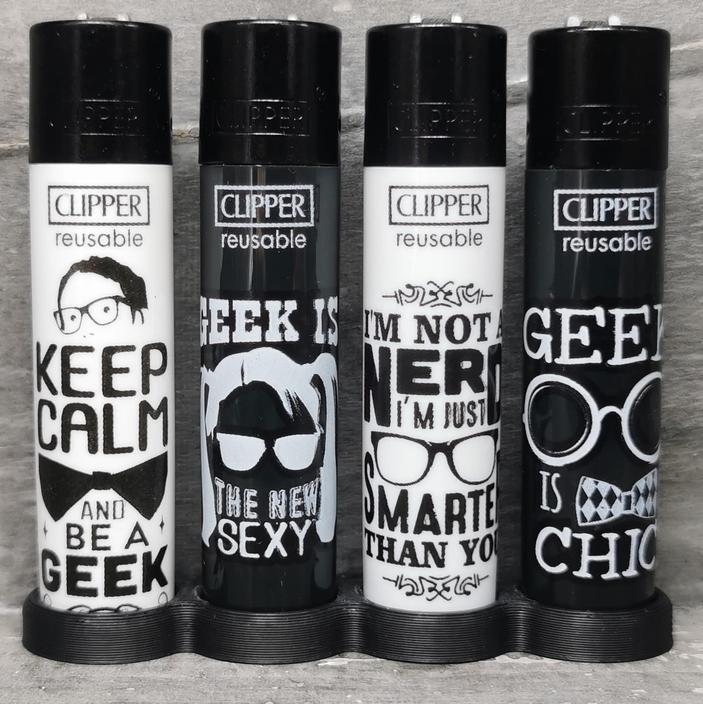 Clipper "Nerd Sentences" 4er Serie