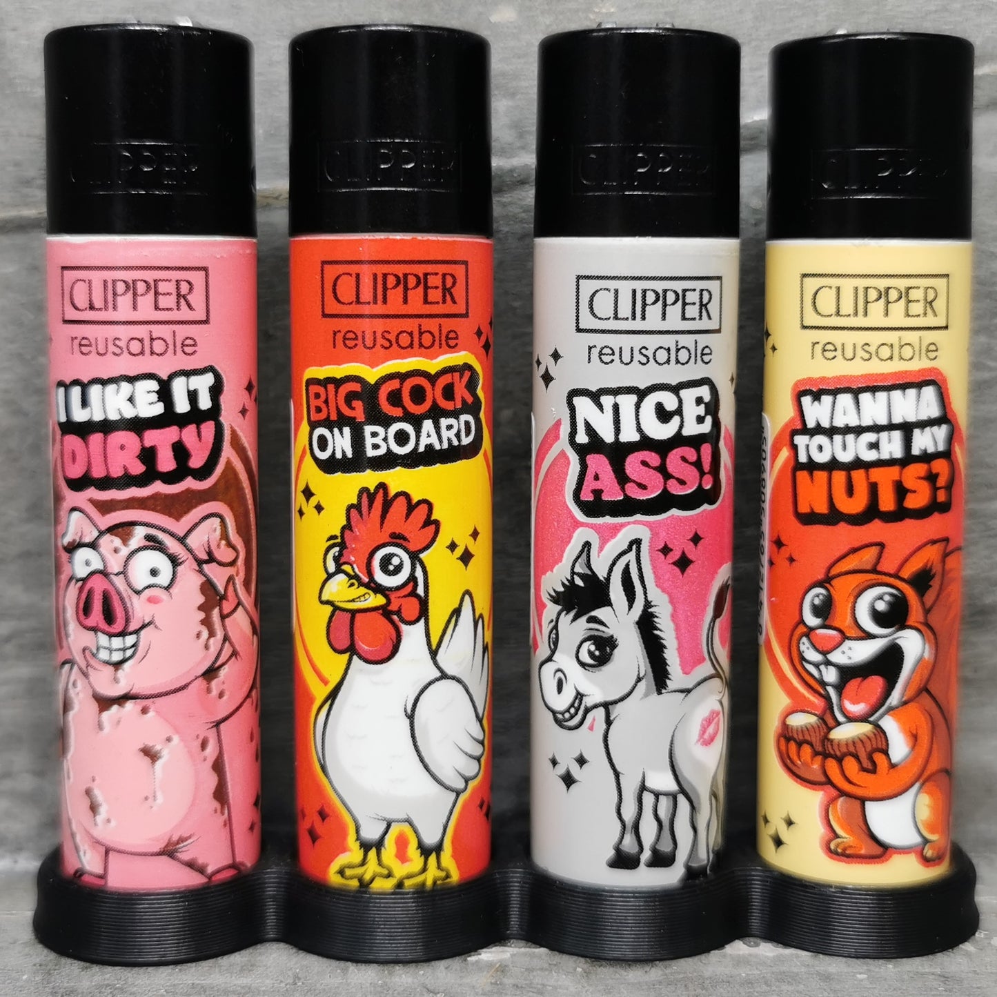 Clipper "Sexy Animals" 4er Serie