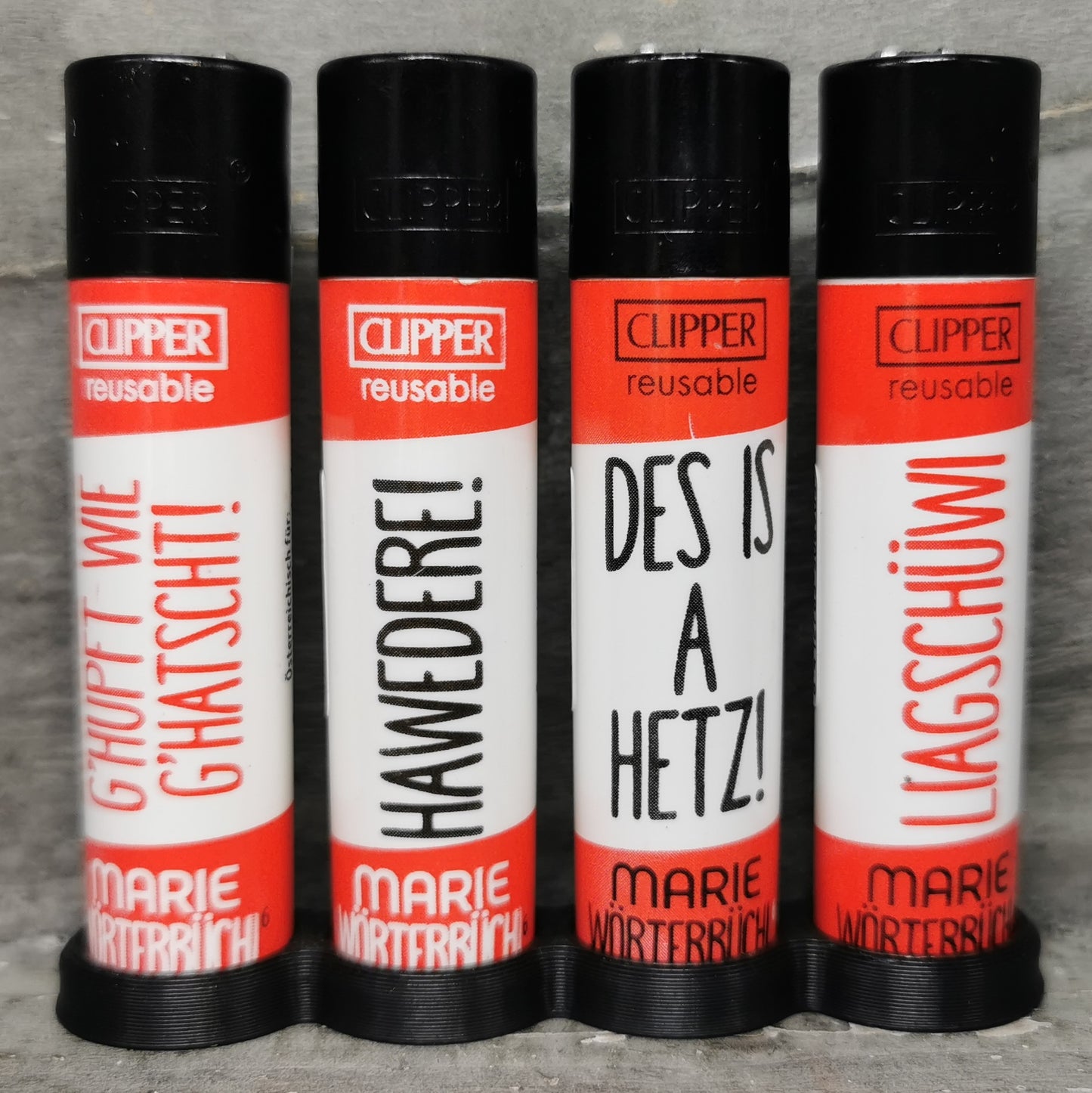 Clipper "Marie Wörterbüchle #6" 4er Serie Limited Edition