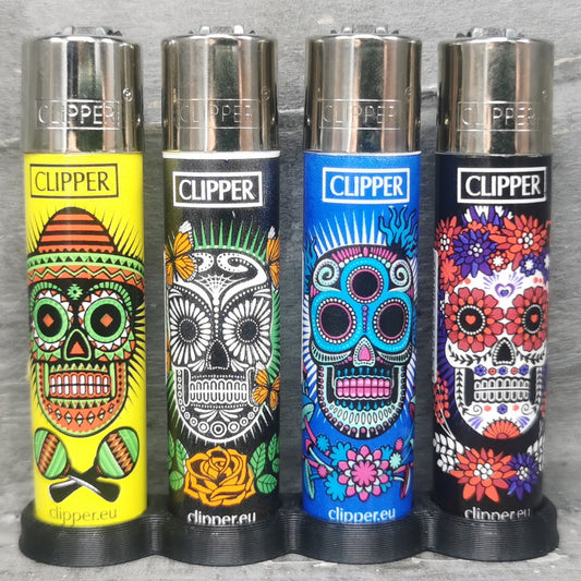 Clipper "Mexican Skulls #5" 4er Serie
