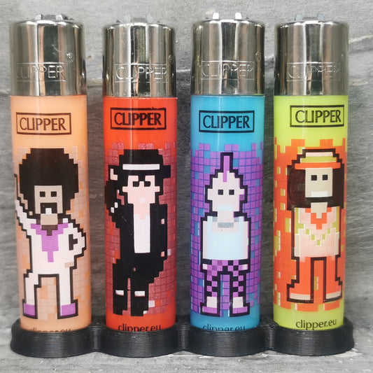 Clipper "70ties Pixel" 4er Serie Red pin