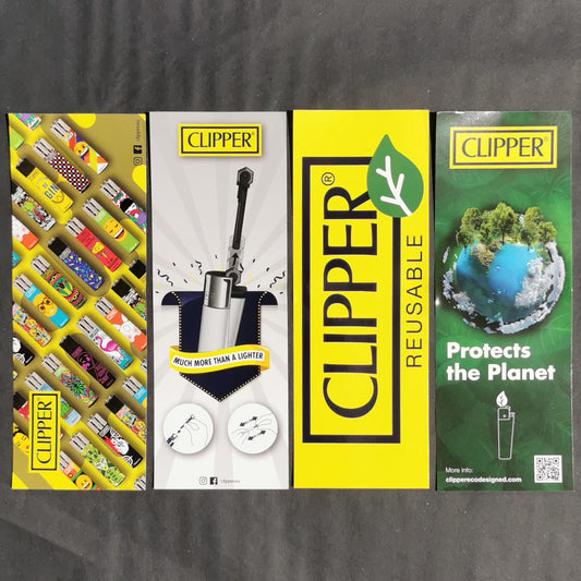 Clipper "Sticker" 4er Pack