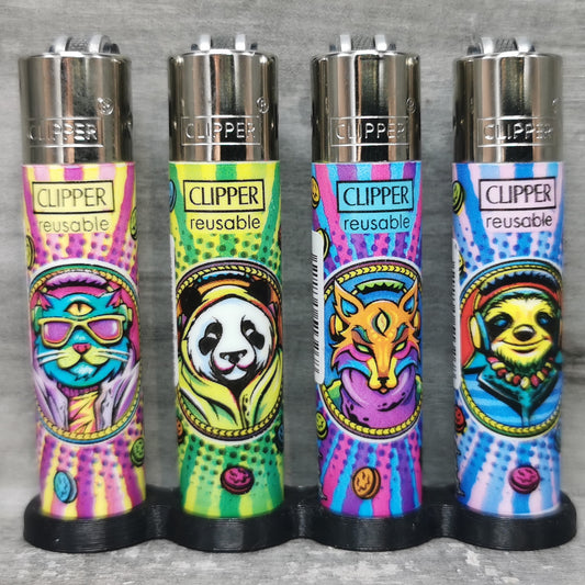 Clipper "Rave Animals" 4er Serie Micro