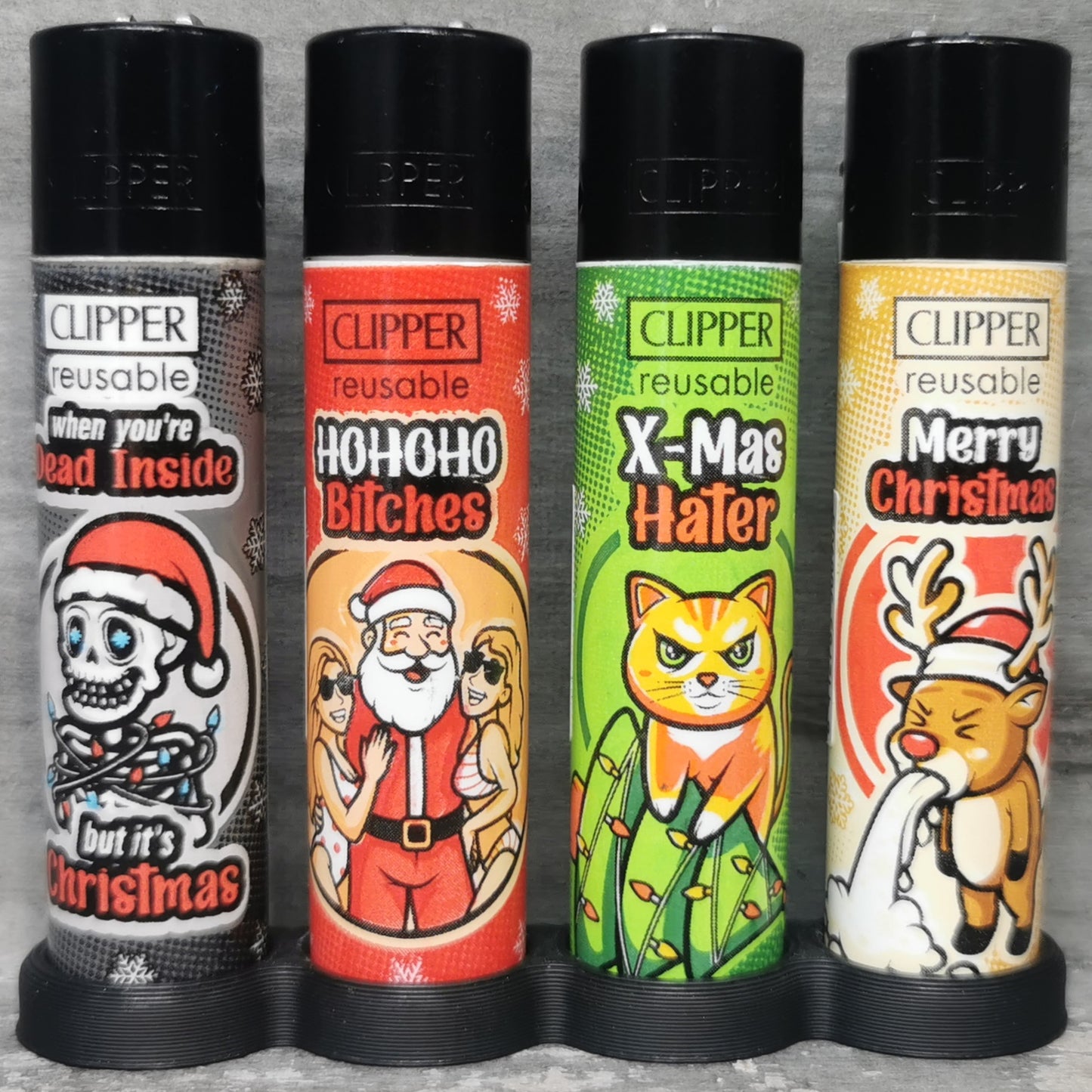 Clipper "X Mas Slogan" 4er Serie