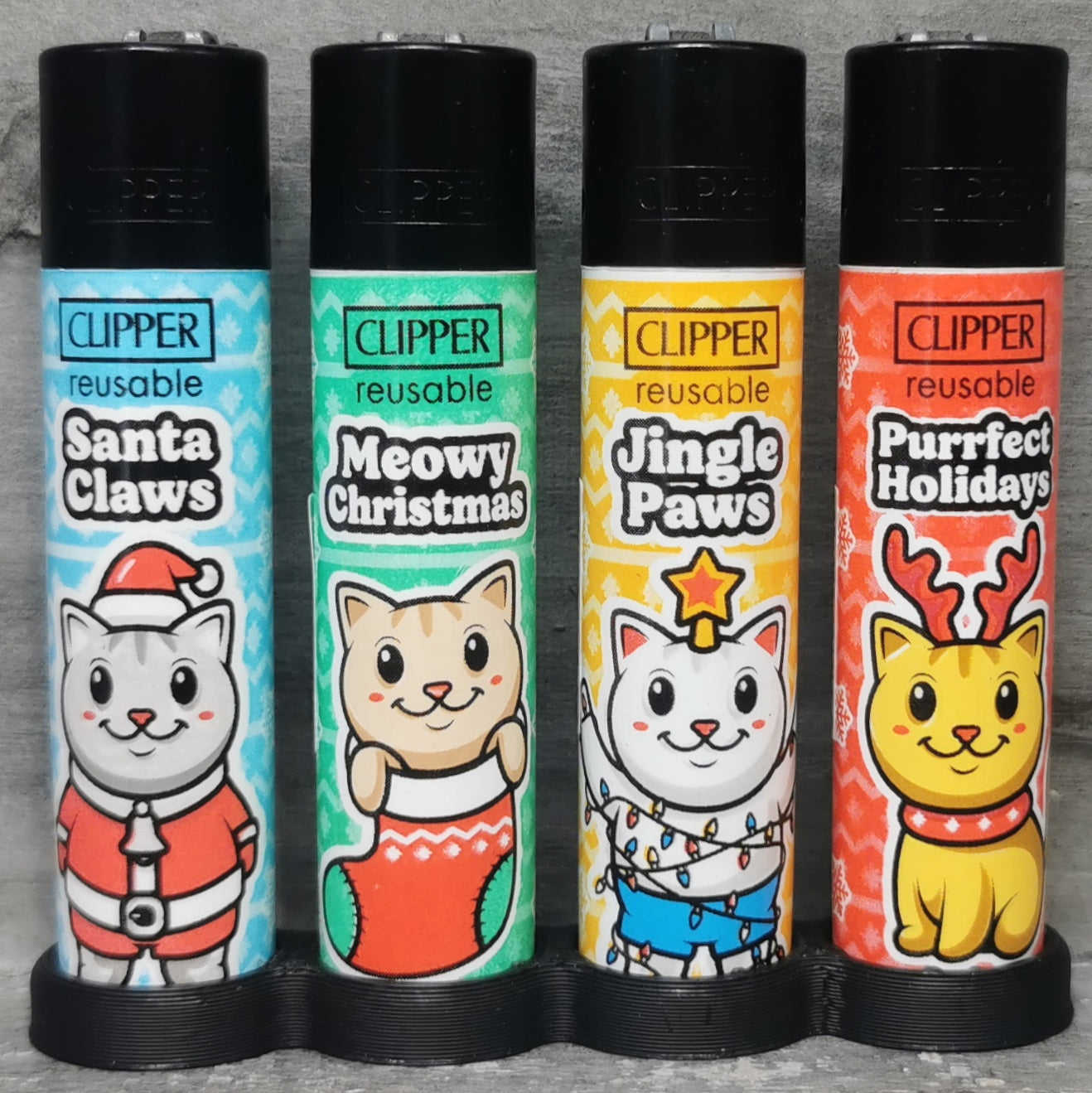 Clipper "Meowy Catmas" 4er Serie