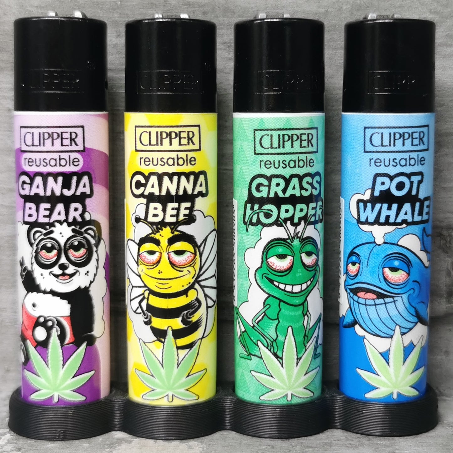 Clipper "Marijuanimals" 4er Serie