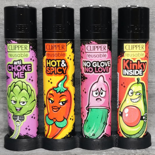 Clipper "Porn Slogan #9" 4er Serie