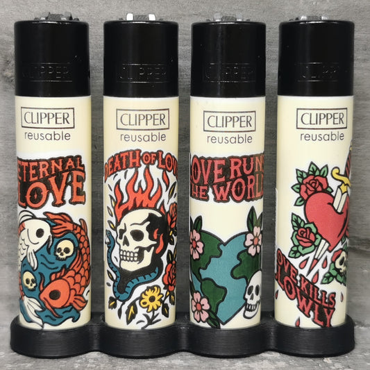 Clipper "New School Skulls" 4er Serie