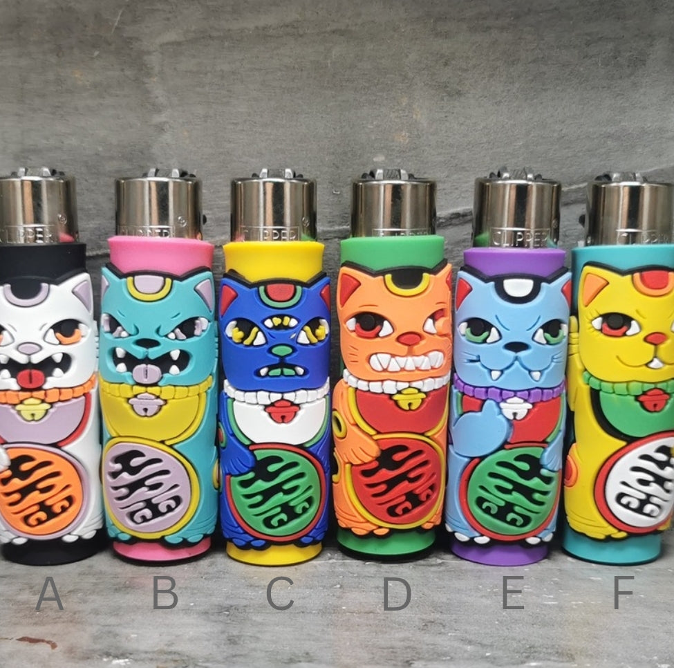 Clipper "Mean Cats" Silikon Cover 6dser Serie