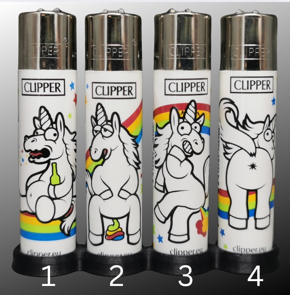 Clipper "Unicorn #2" Red Pin