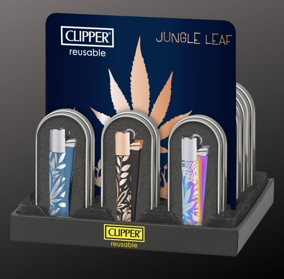 Clipper "Jungle Leaves" Metall incl.Box