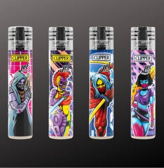 Clipper "Cyborg Assassin" 4er Serie JET FLAME