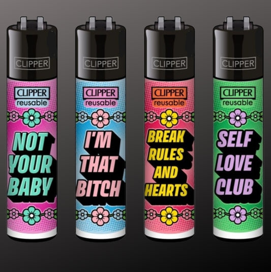 Clipper "Girly Slogan #3" 4er Serie