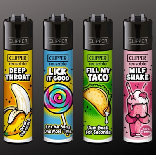 Clipper "Porn Slogan #10" 4er Serie