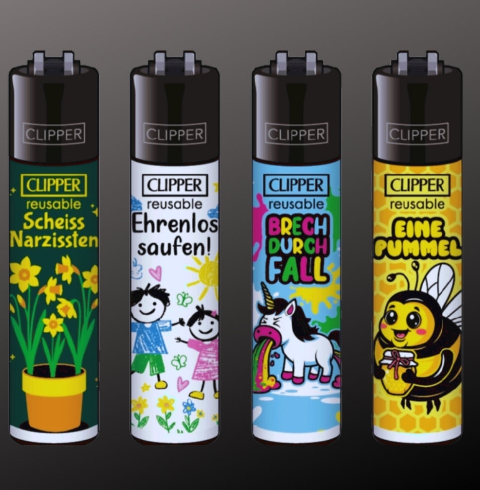 Clipper "Sprüche #4" 4er Serie