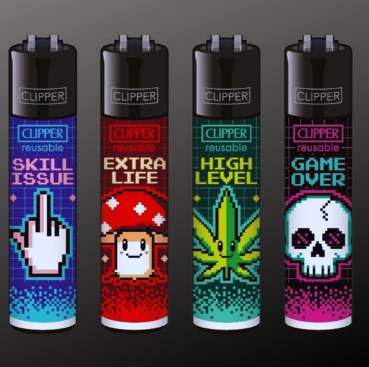 Clipper "Pixel Glitch" 4er Serie