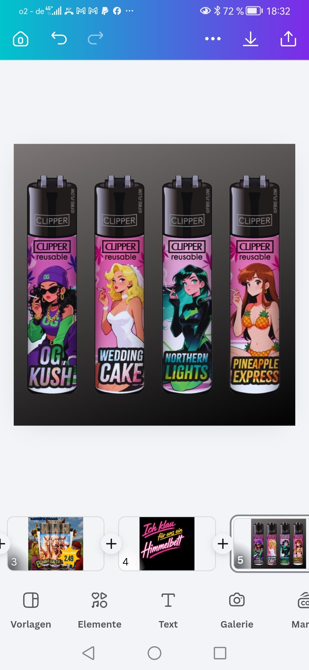 Clipper "Strain Girls" 4er Serie Limited Edition