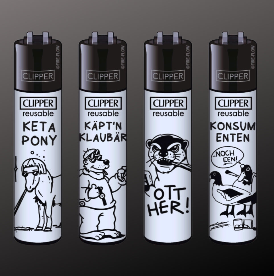 Clipper "Junkie Tattoo #3" 4er Serie Limited Edition
