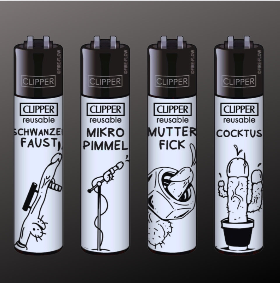 Clipper "Junkie Tattoo #4" 4er Serie Limited Edition