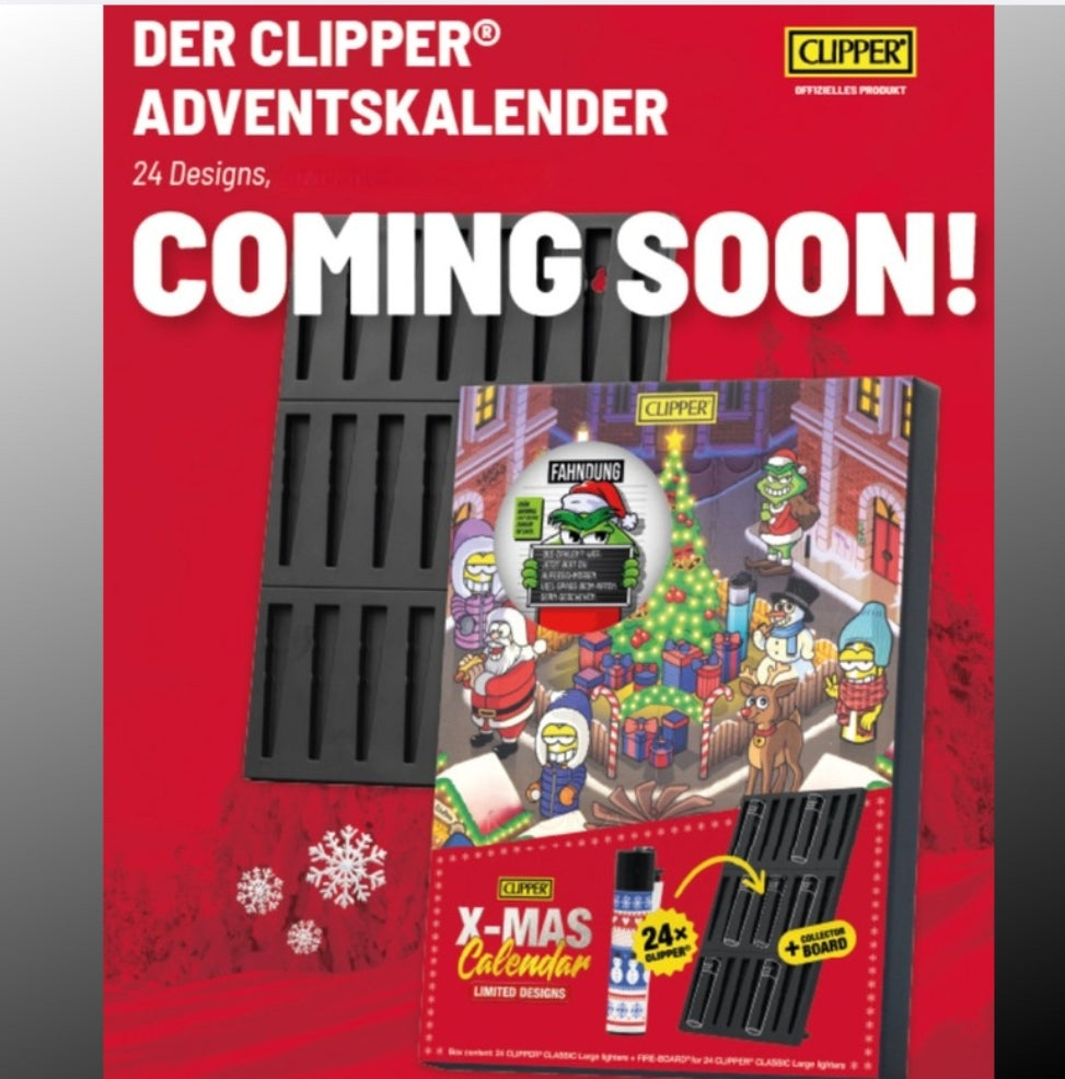 ORIGINAL CLIPPER Adventskalender incl. GRATIS Fire Board / Vororder ab 30.09