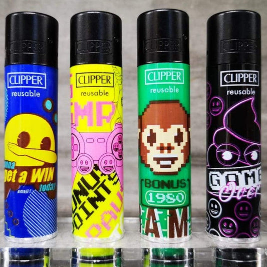 Clipper " Emoji Gaming" 4er Serie