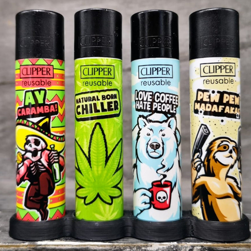 Clipper "Mix Slogan 1" 4er Serie paw