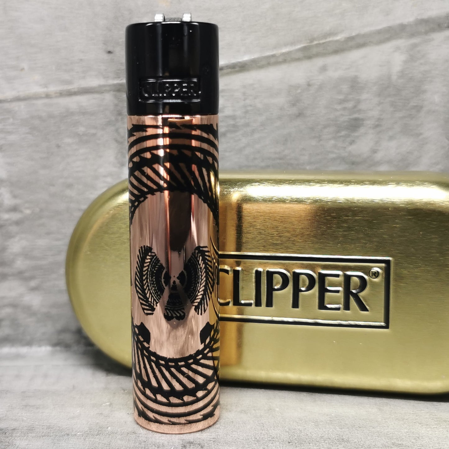 Clipper Metall "Amazing Skull" incl. Box