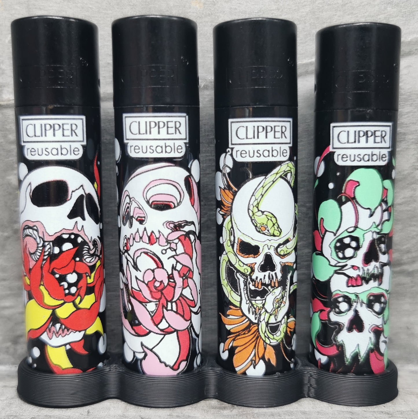Clipper "Skulls N Flowers"