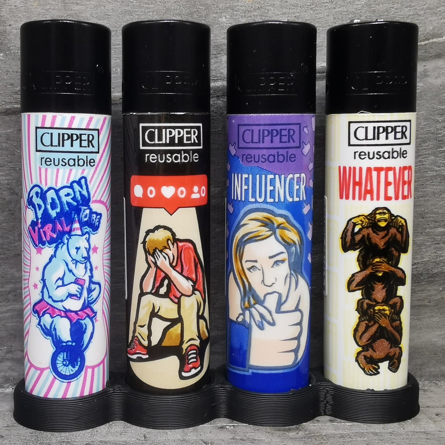 Clipper "Social Media" 4er Serie