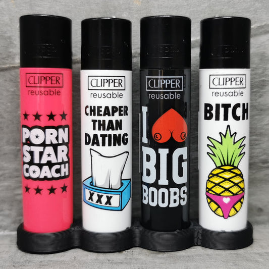 Clipper "Porn Slogan 2" 4er Serie
