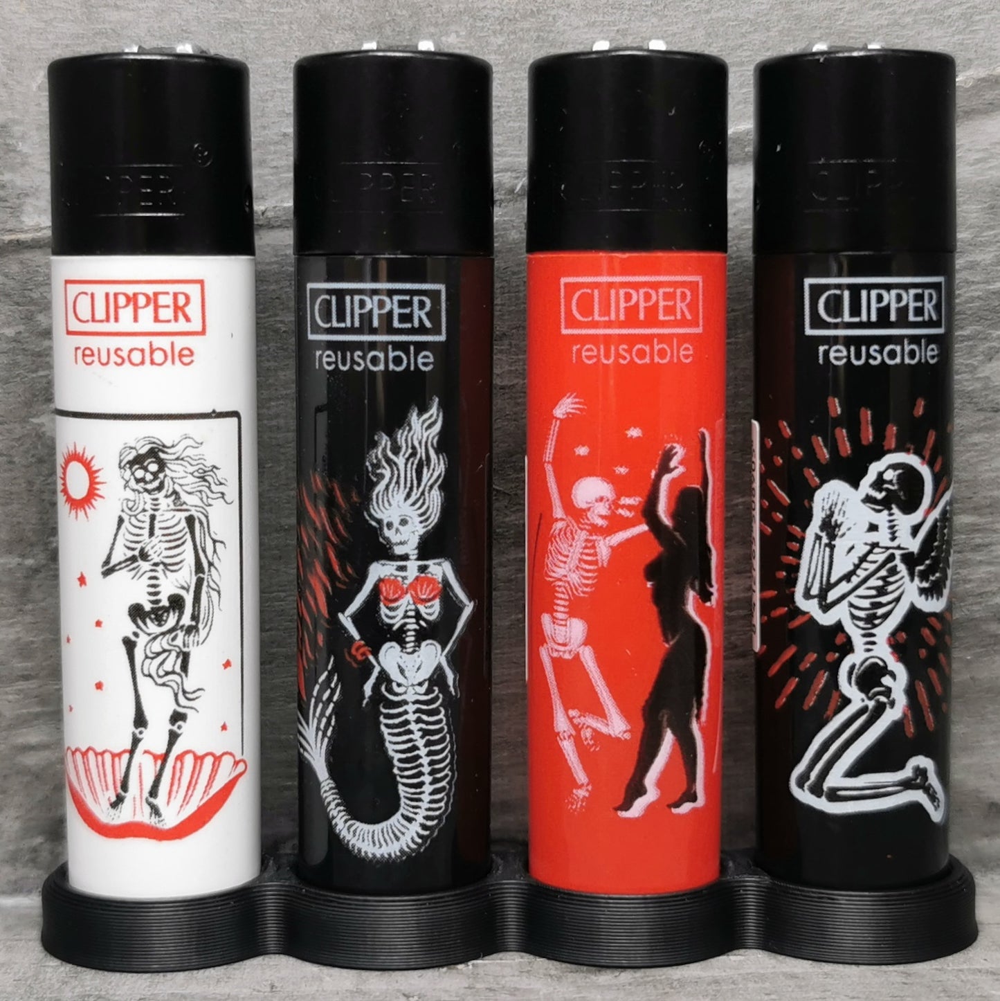 Clipper "Living Skulls" 4er Serie