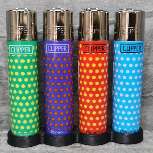 Clipper "Summer Dots" 4er Serie Red Pin